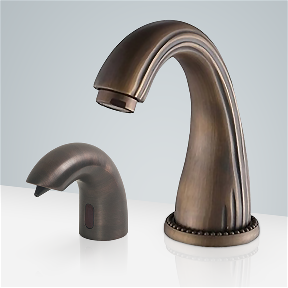 Bathroom Soap Dispenser Set Bronze Finish