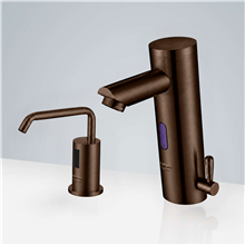 Fontanaï¿½ Freestanding Commercial Motion  Sensor Faucet And Automatic Soap Dispenser