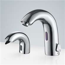 Fontana Freestanding Commercial Motion  Sensor Faucet And Automatic Soap Dispenser