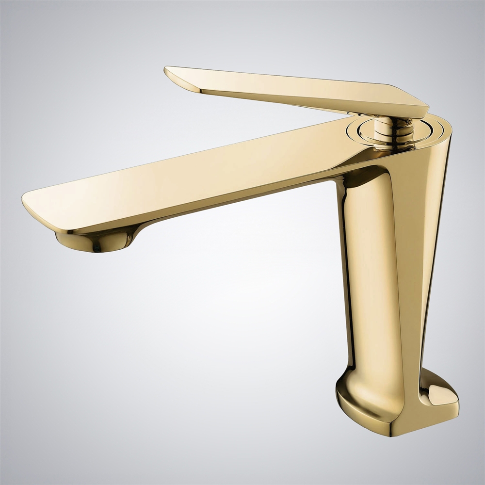 Fontana Persan Brushed Gold Bathroom Faucet