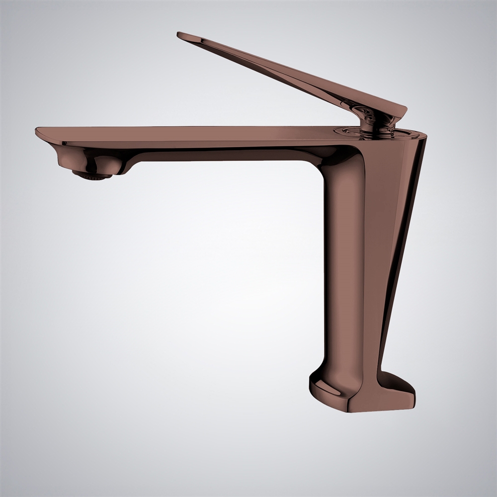Fontana Persan Oil Rubbed Bronze Hot and Cold Gold Bathroom Faucet