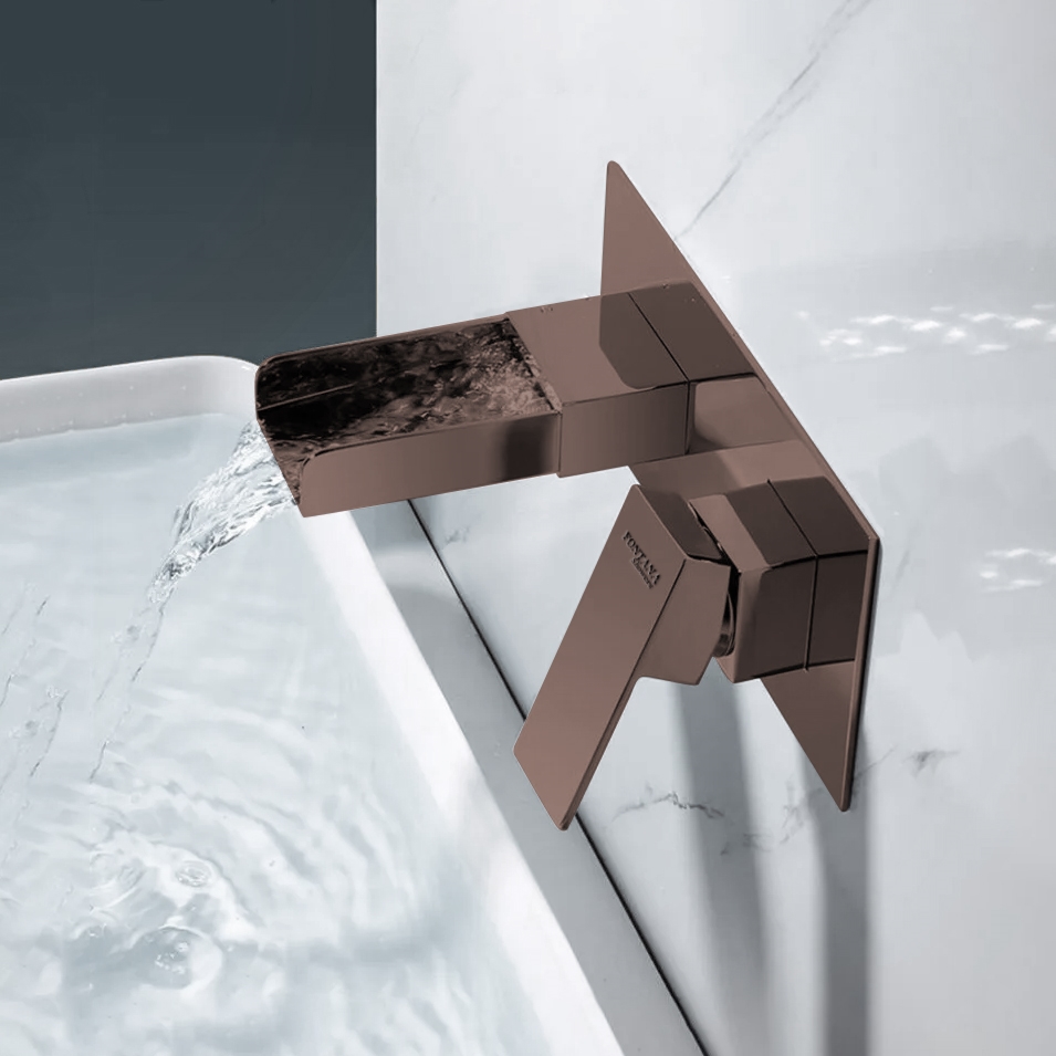 Fontana Meythet Oil Rubbed Bronze Wall Mounted Bathroom Faucet