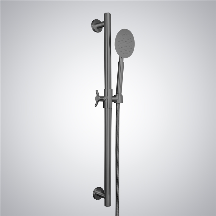 Fontana Adjustable Gun Metal Gray Hand Shower Sliding Bar
