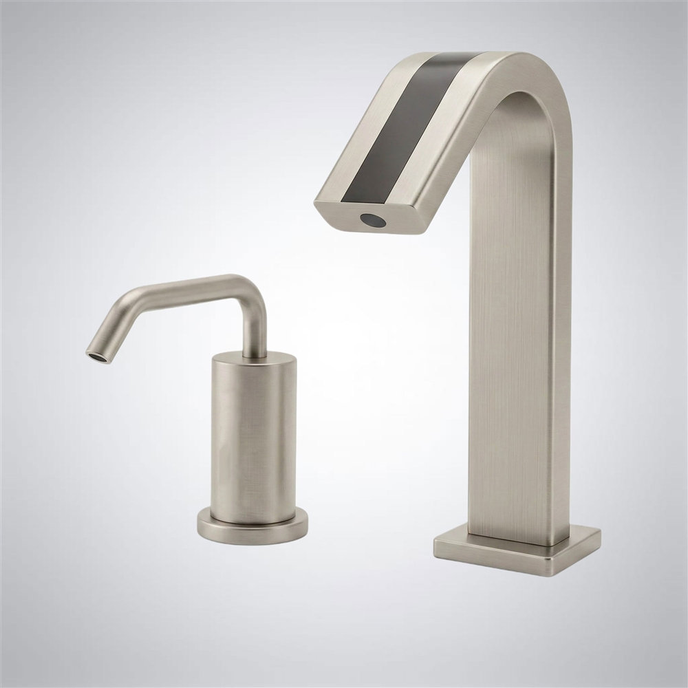 Fontana SquareArc Duoâ„¢ â€“ Nickel & Lava Stone Luxe