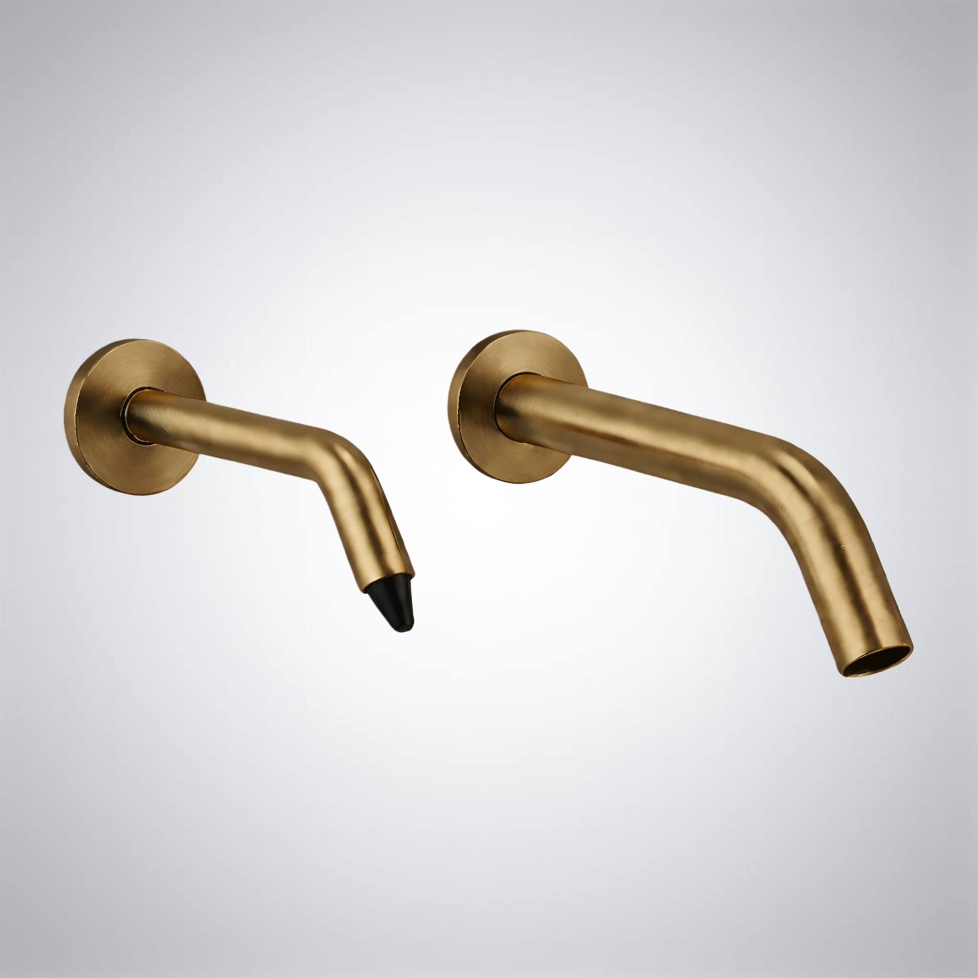 Fontana HydroPrime Antique Brass Touchless Faucet and Soap Dispenser