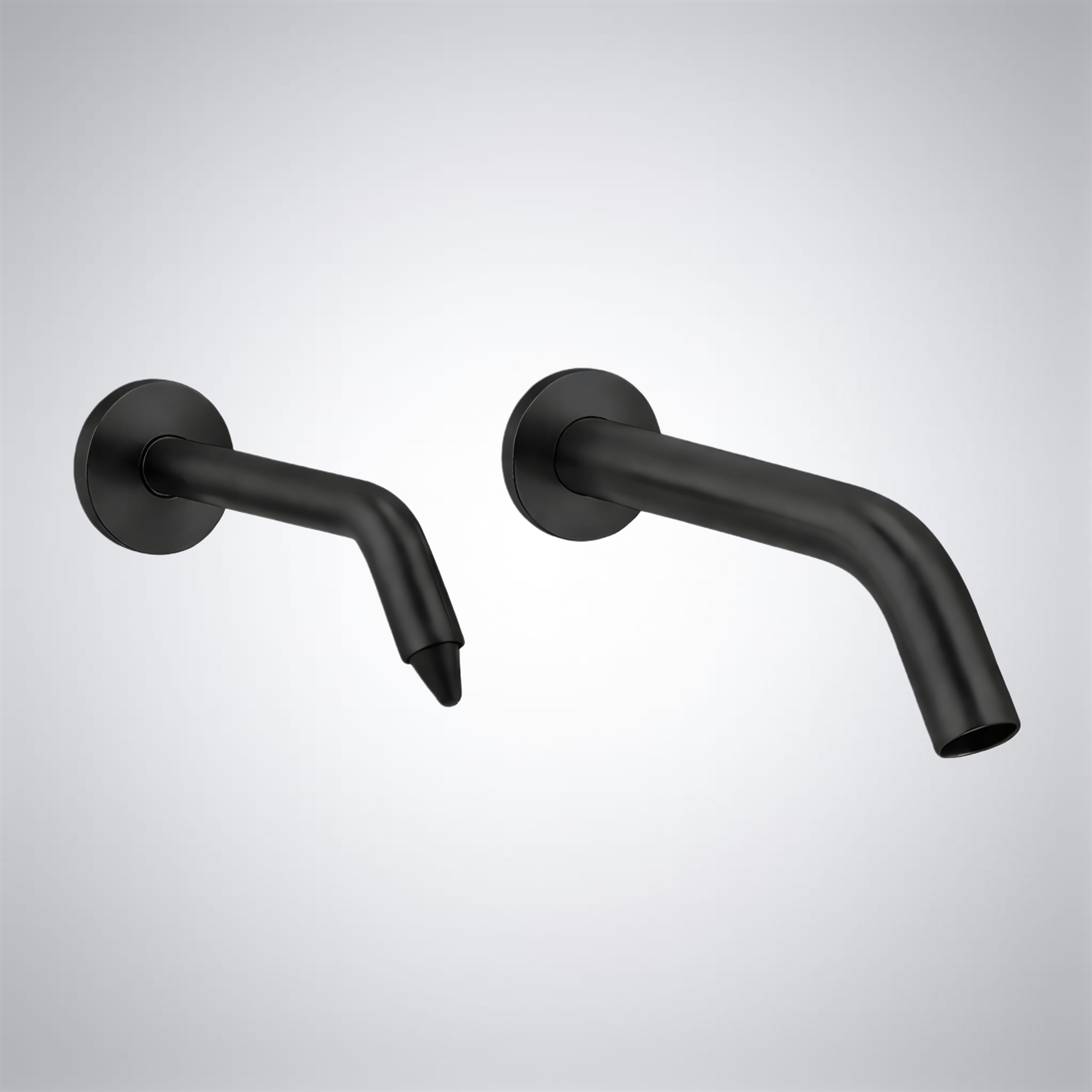 Fontana HydroPrime Matte Black Touchless Faucet and Soap Dispenser