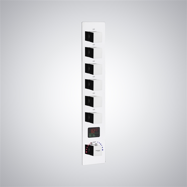 Fontana TempraLuxe Chrome Digital Shower Mixer