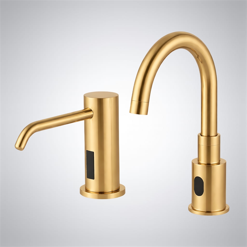Fontana Sensiqoâ„¢ â€“ Brushed Gold Sensor Duo