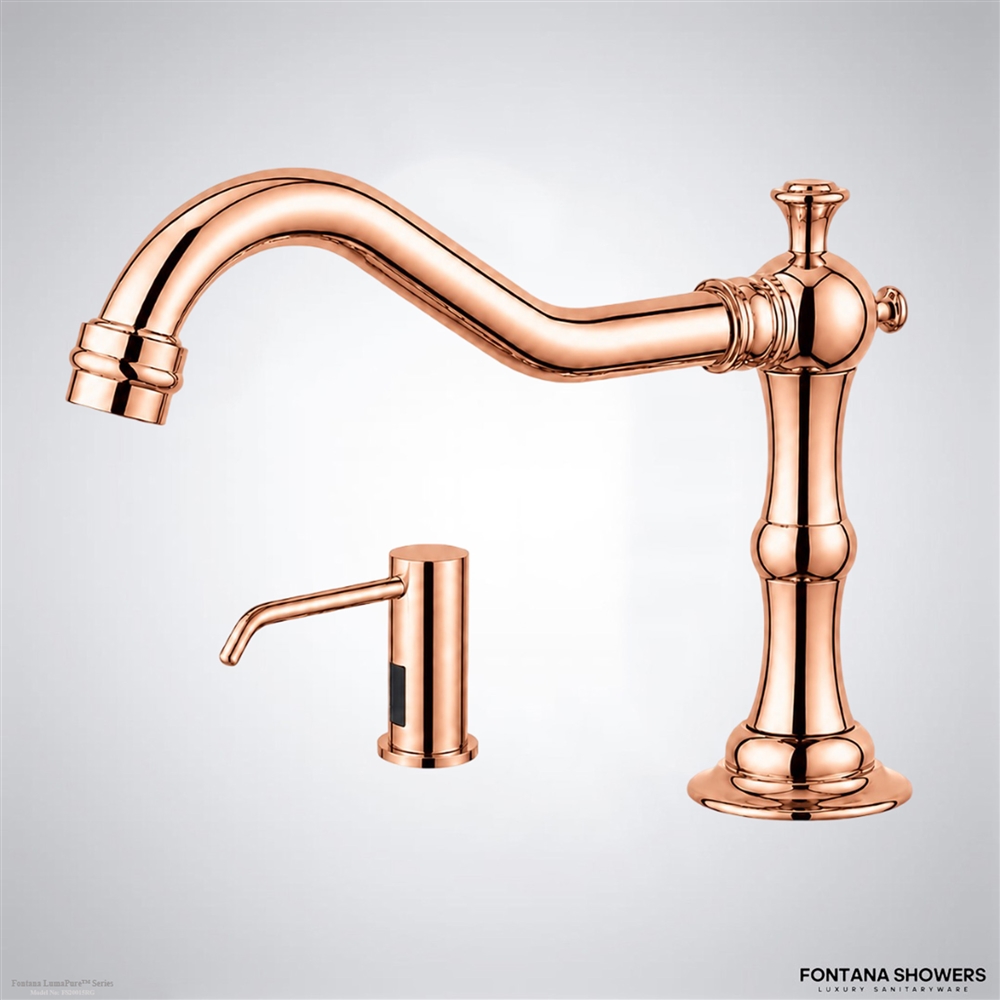Fontana LumaPure Series â€“ Rose Gold Brass
