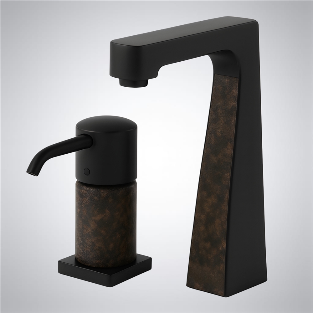 Fontana Mosaic Atelier Inlay Collectionâ„¢ â€“ Black & Brown Granite