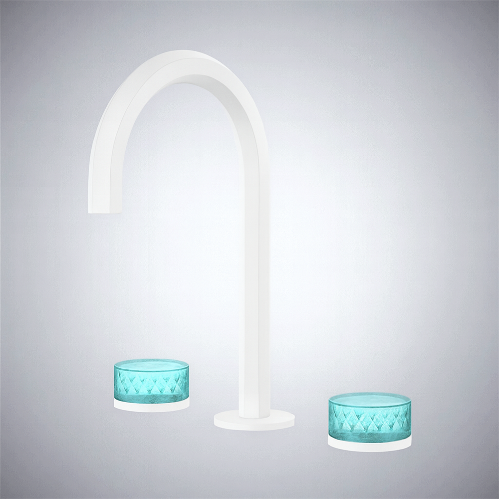 Fontana LumaWaveâ„¢ â€“ Matte White Crystal Radiance