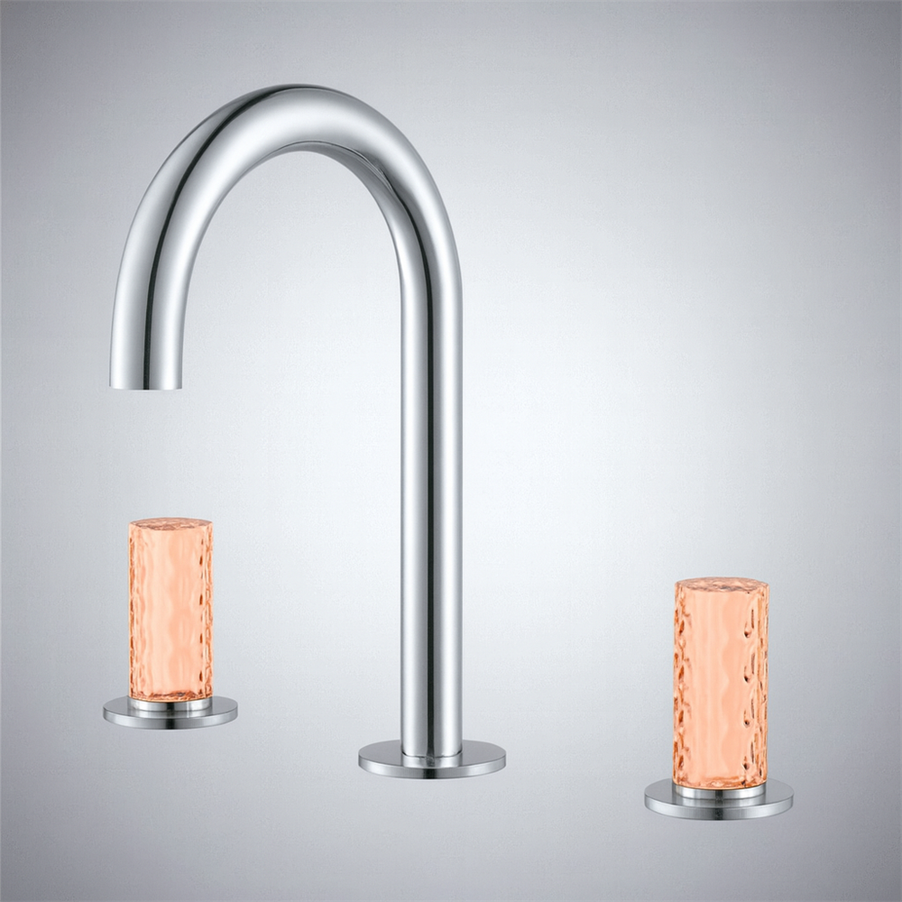 Fontana FlowLumin Chrome Crystal Handle Basin Faucet