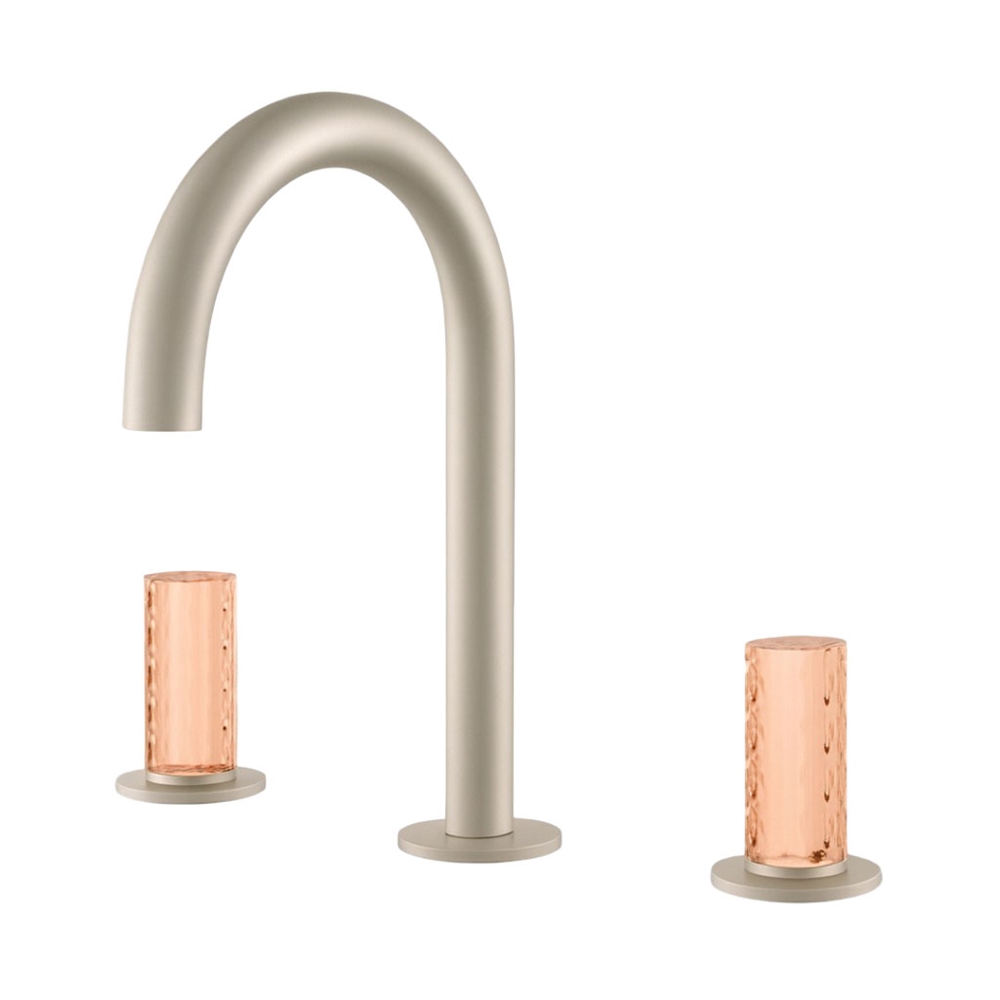 Fontana DuoVistral chrome 3 piece widespread bathroom faucet