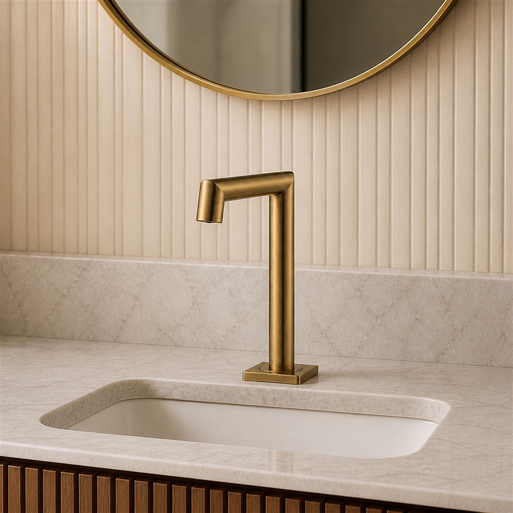 FlowSense Edition Antique Brass commercial sensor faucet