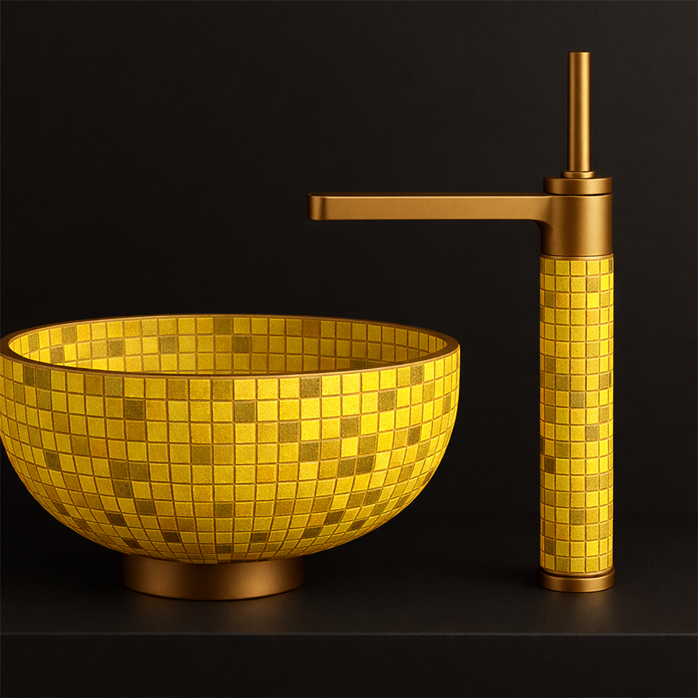 Fontana Tessera Collectionâ„¢ â€“ Yellow Mosaic Accent