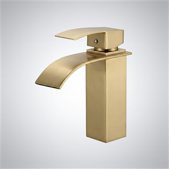 Fontana Vector satin brass architectural faucet