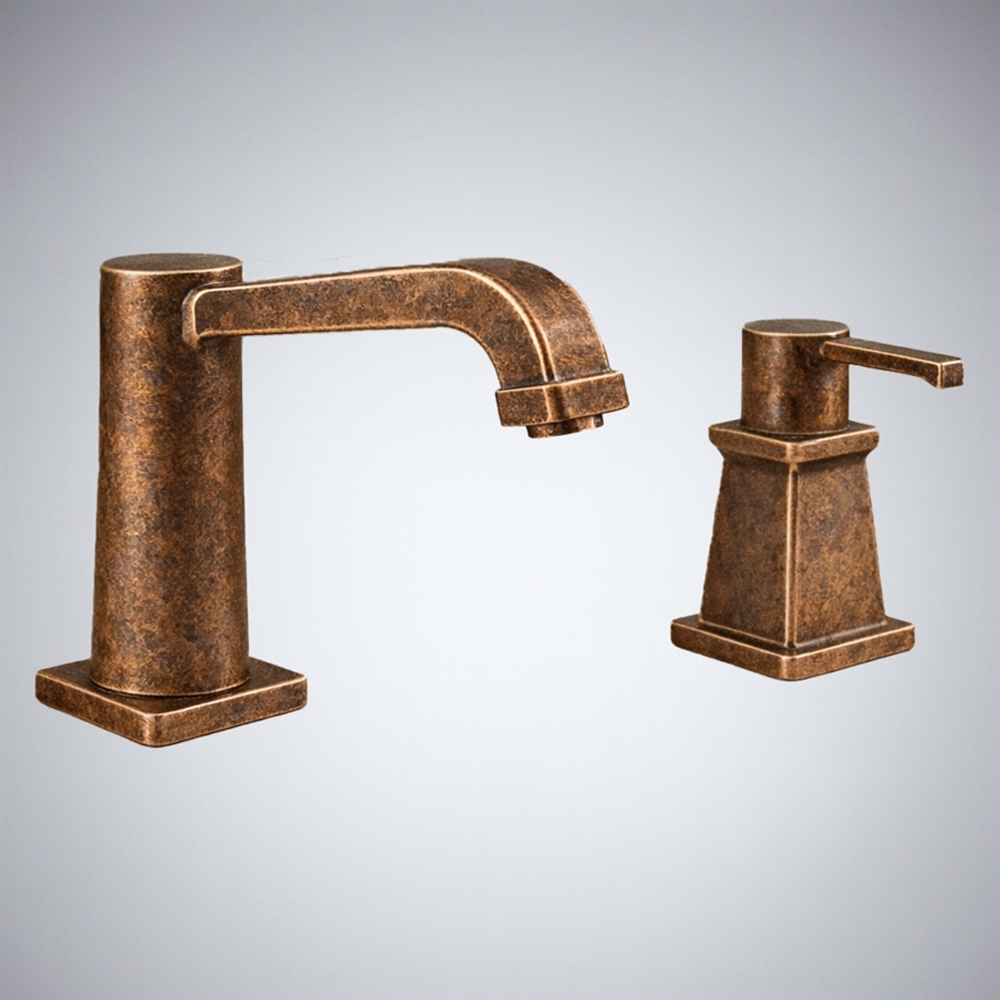 Fontana AutoCleanâ„¢ â€“ Antique Copper Deck Mounted Duo