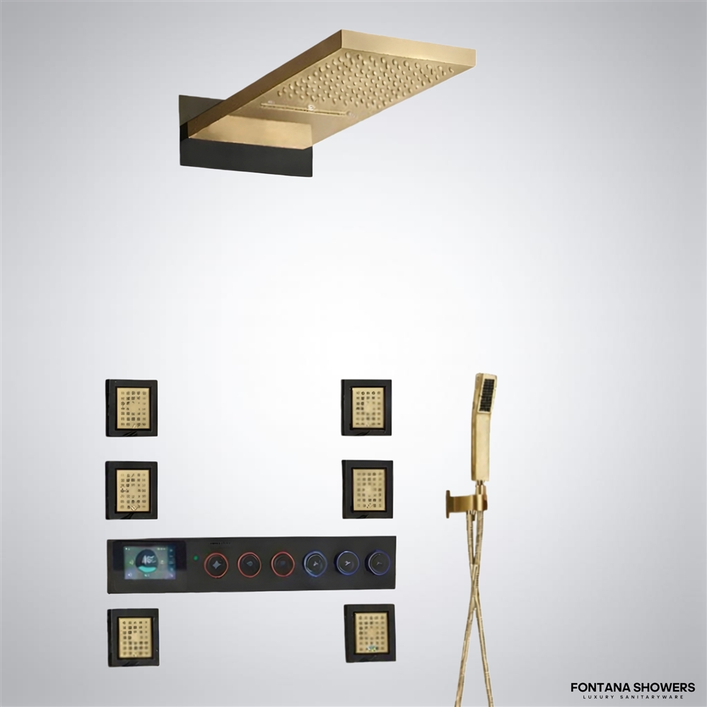 Fontana Gradoâ„¢ â€“ Antique Brass & Matte Black Smart