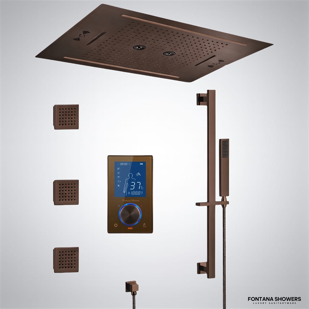 Fontana Nimbrexâ„¢ â€“ Bronze Digital Thermostatic