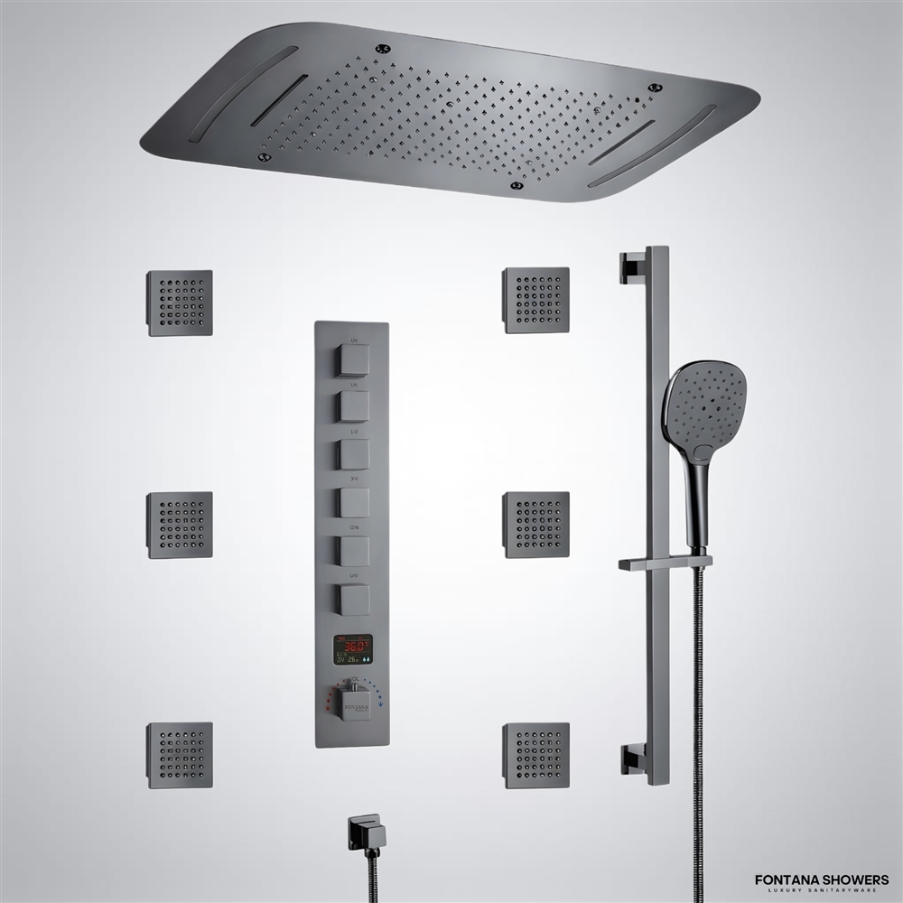 Fontana Orivex â€“ Gun Metal Gray Thermostatic