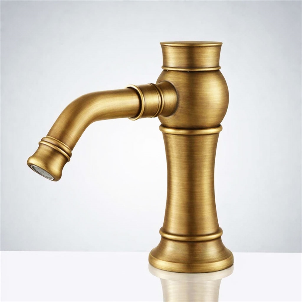 FontanaAxiom SmartFlow Antique Brass Automatic Touchless Faucet