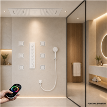 Fontana Quoralisâ„¢ â€“ Matte White Thermostatic Multifunction