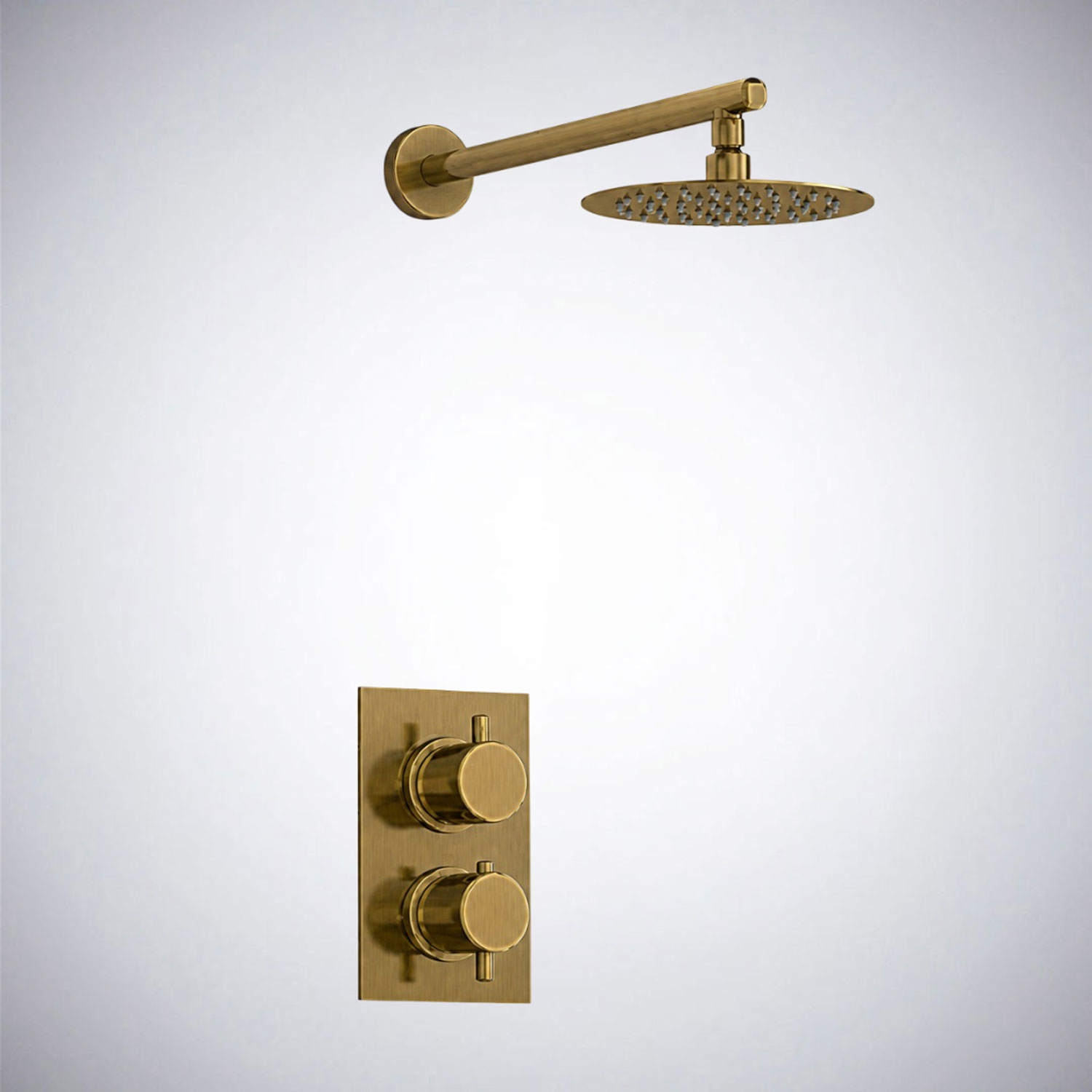 Fontana Nariman antique brass ultra thin design for architectural restroom specification