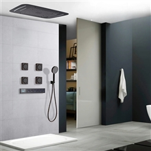 Fontana Clarionisâ„¢ â€“ Matte Black Thermostatic Digital