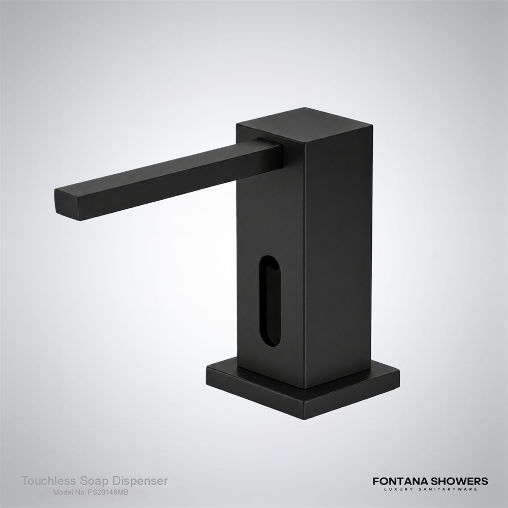 Fontana Napoliâ„¢ Series â€“ Matte Black Dispenser