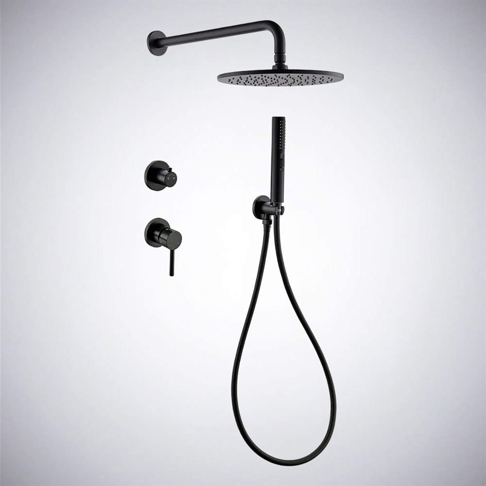 Fontana CloudRainâ„¢ Line â€“ Matte Black Shower