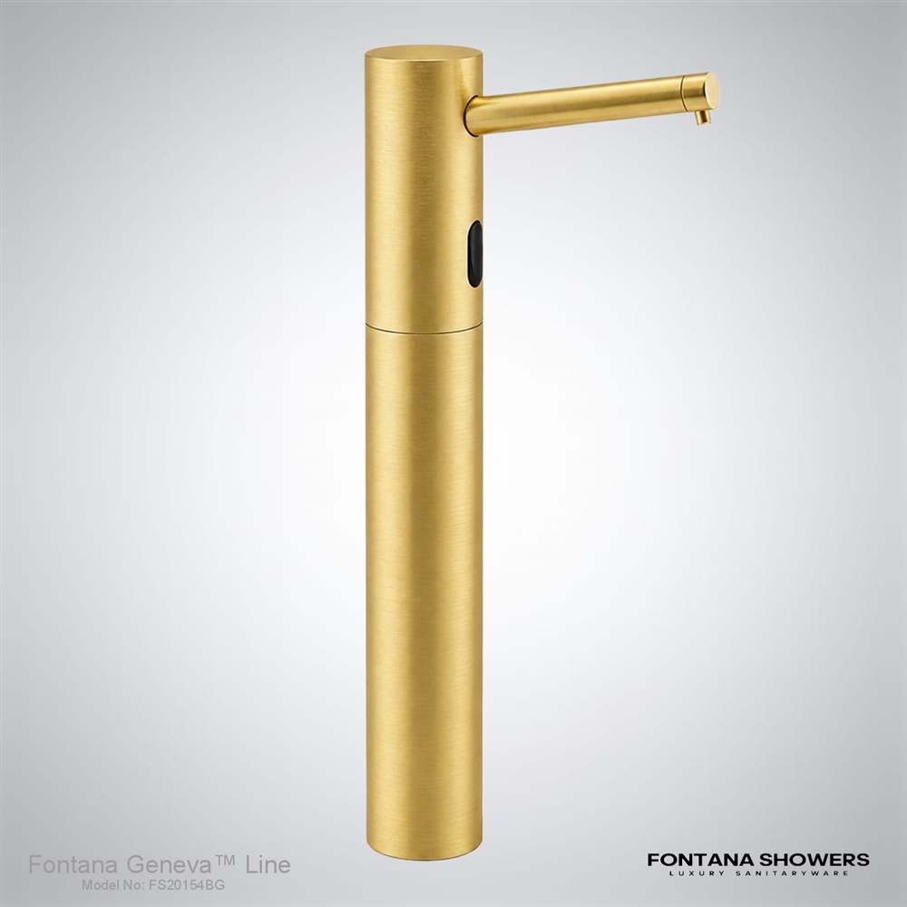 Fontana Genevaâ„¢ Line â€“ Brushed Gold Touchless Luxury