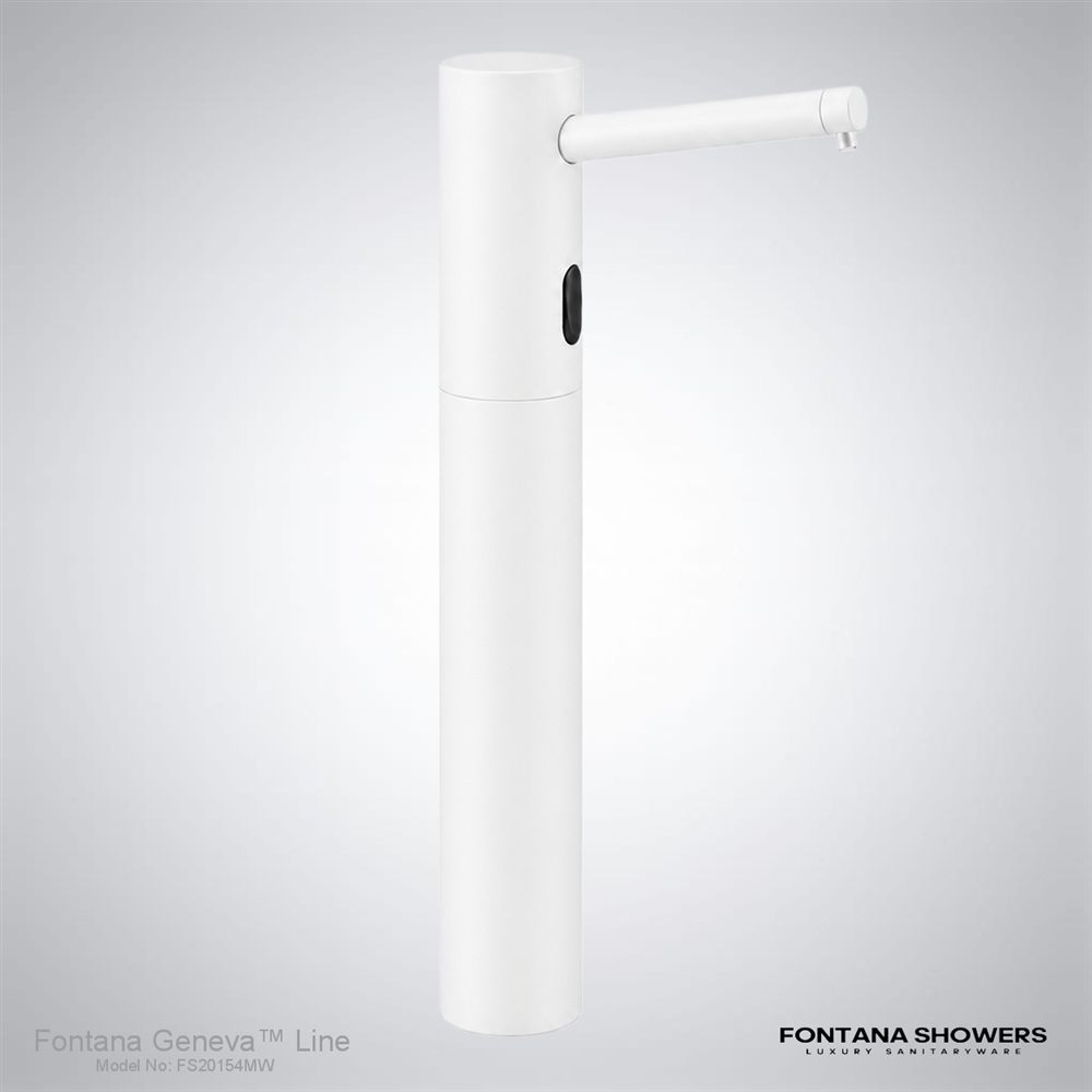 Fontana Genevaâ„¢ Line â€“ Matte White Touchless Design