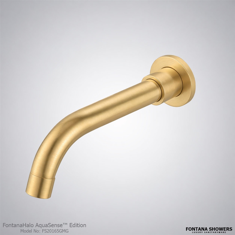 Fontana Halo AquaSense Brushed Gold Touchless Faucet