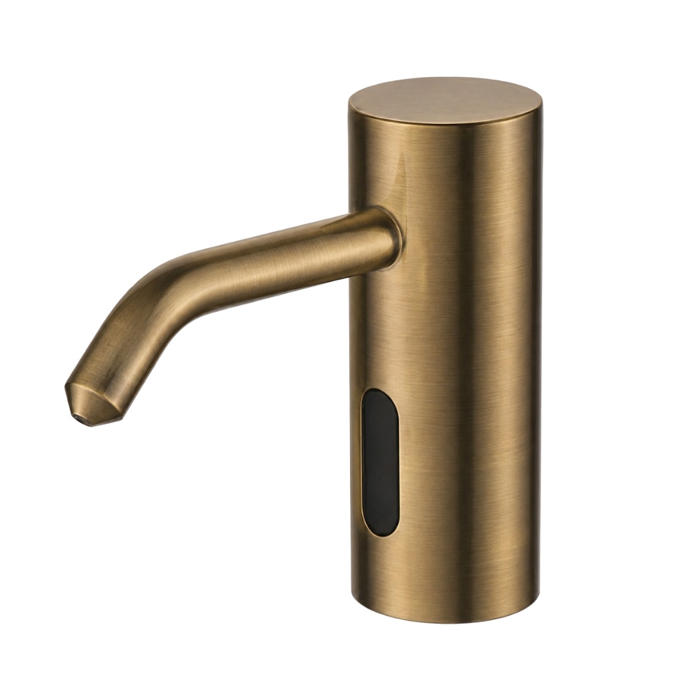 Fontana Trio Commercial Antique Bronze Brass Deck Mount Automatic Sensor Liquid Soap Dispenser