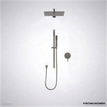 Milano graphite spa shower