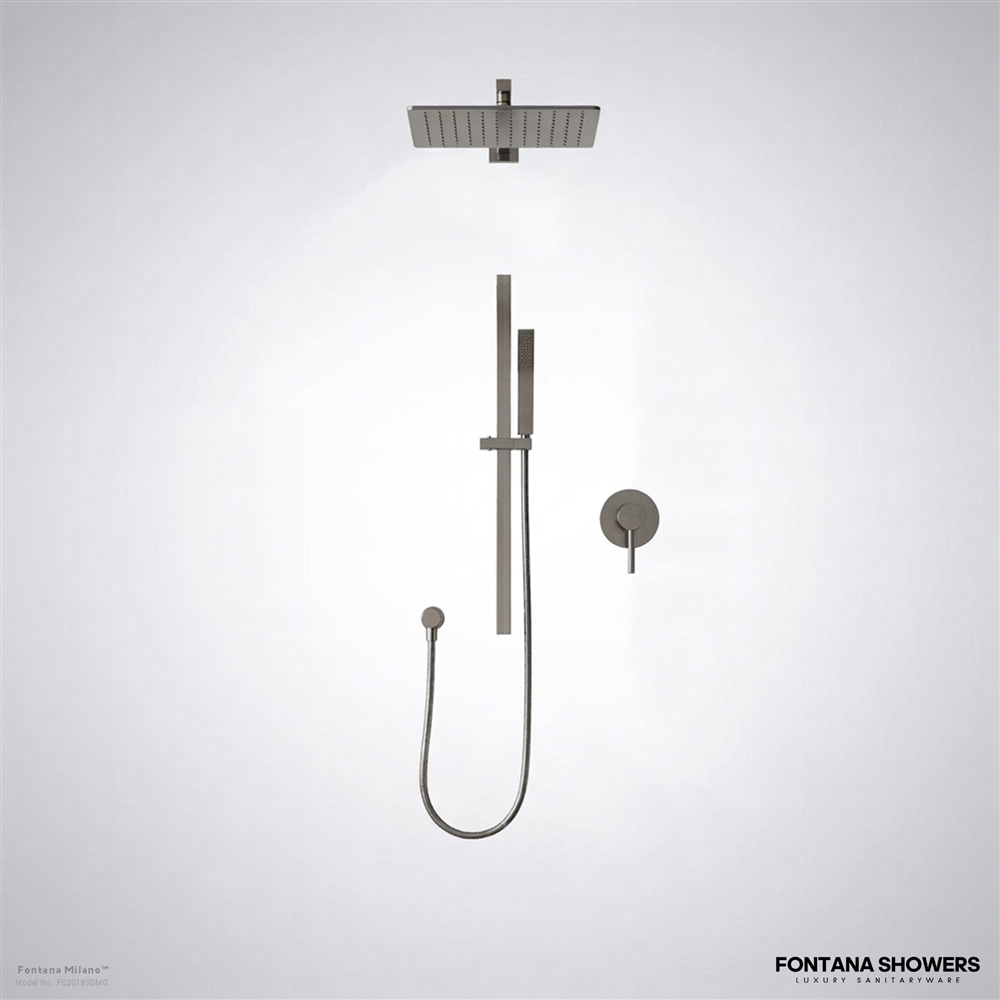 Milano graphite spa shower