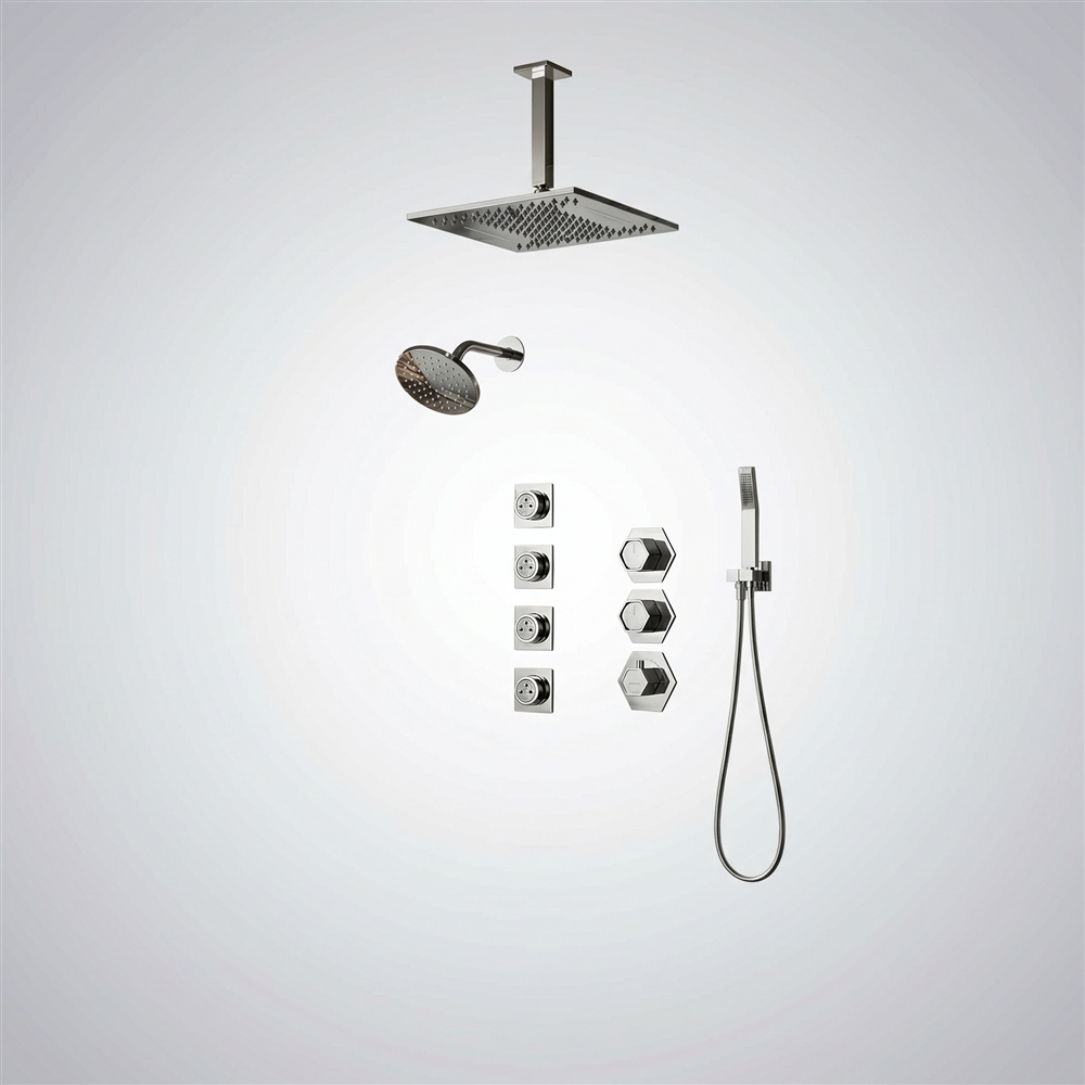 Fontana Bellaroâ„¢ Dual Head Shower in Chrome