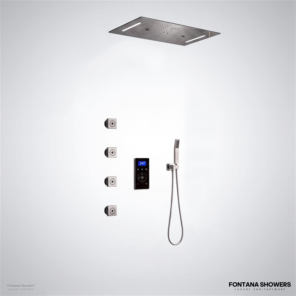 Fontana Verano Chrome Digital Shower System