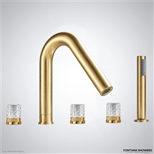 Fontana Venezia AzureCrystalâ„¢ Series â€“ Brushed Gold