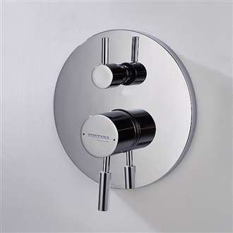 Chrome Wall Mounted 2-Way Concealed Shower Valve Mixer