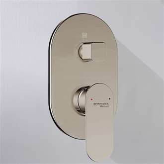 Shower Controls BIM Files Brushed Nickel Thermostatic Shower Mixer Wall Mounted Concealed