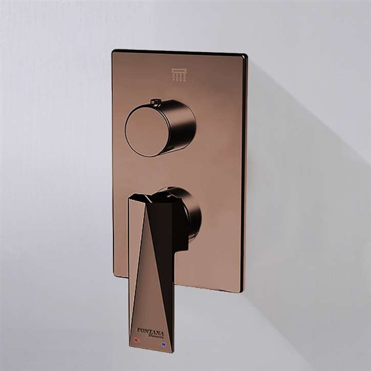 Fontana Oil Rubbed Bronze Wall Mounted 2 Way Shower Mixer Valve ...