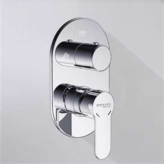 Shower Controls BIM Files Concealed 2 Way Shower Mixer Valve In Chrome