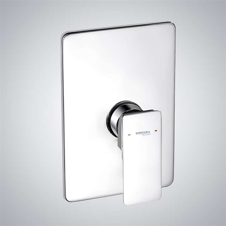 Fontana Angers Matte White Wall Mounted Commercial Shower Mixer