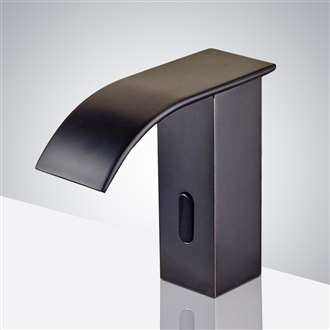 Fontana Matte Black Automatic Sensor Bathroom Faucet