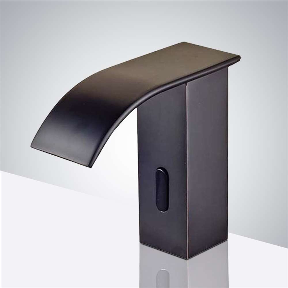 Fontana FS2070 matte black automatic commercial sensor faucet