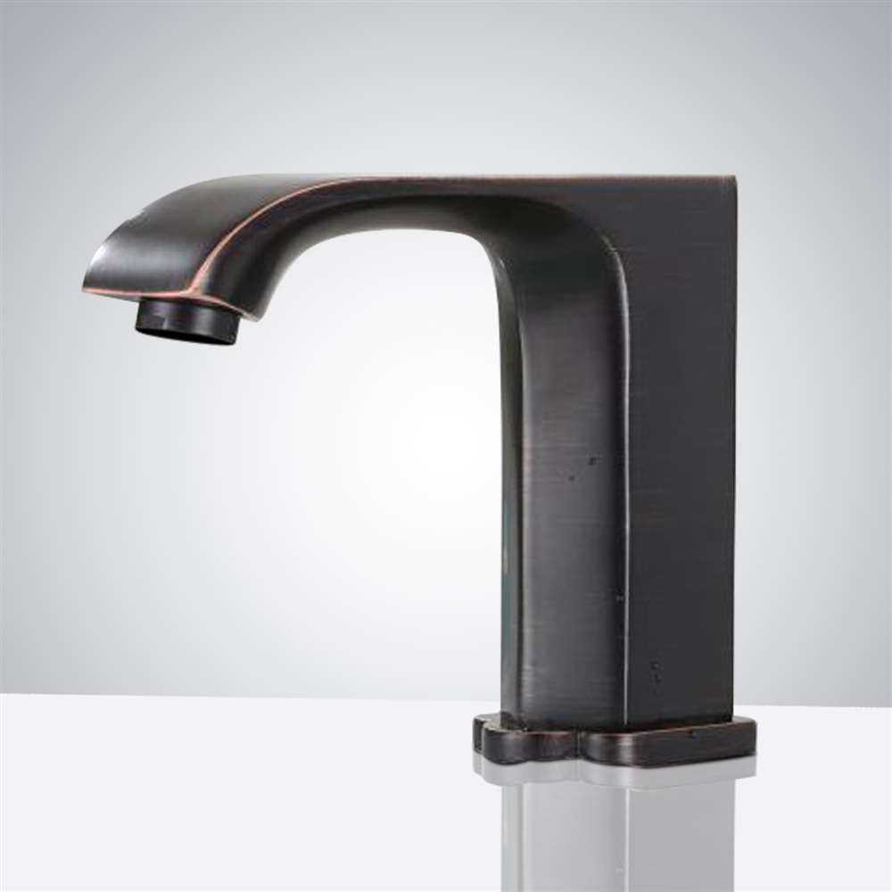 Fontana FS2070-B commercial matte black automatic sensor bathroom faucet