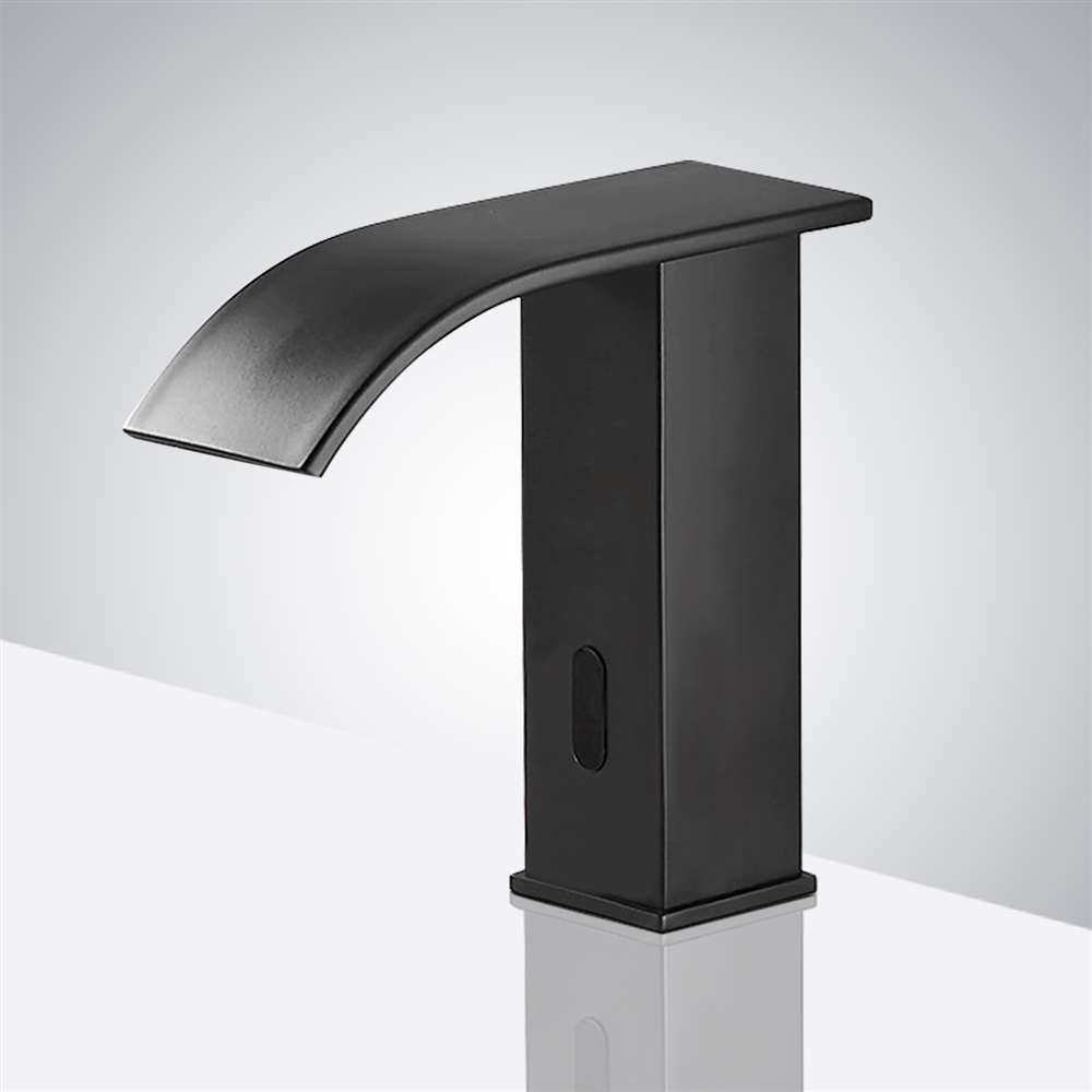Fontana Commercial Matte Black Touchless Sensor Faucet