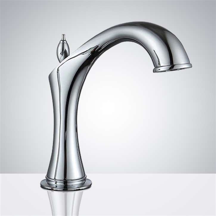 Fontana Chrome Widespread Automatic Sensor Bathroom Faucet