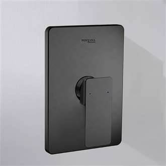 Matte Black Wall Mounted Concealed Shower Valve Mixer